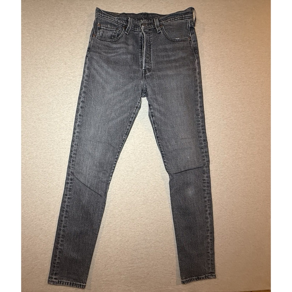 Levi's Woman's 501 28x32 Premium XX Button Fly Charcoal Wash Jeans